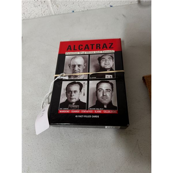 Alcatraz prisoner mug shot cards