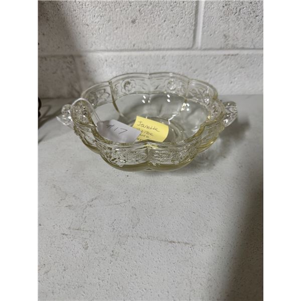 1950s Jeanette Aztec Rose Bowl