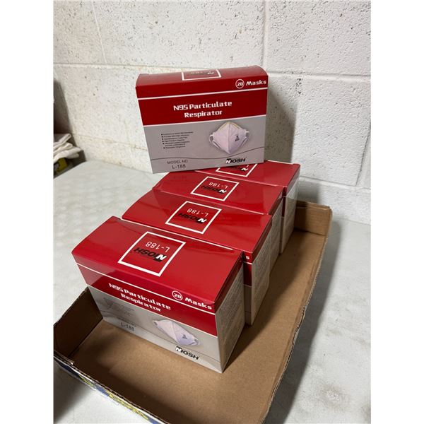 N95 particulate respirator masks