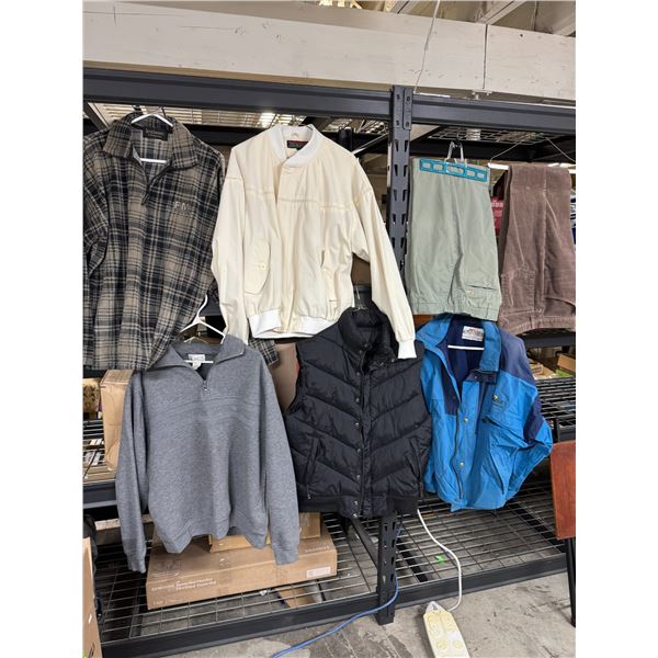 assorted clothing