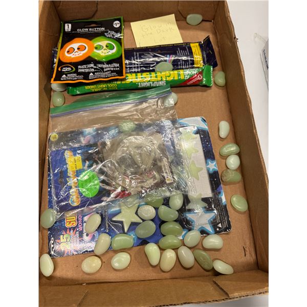 Glow-in-the-dark items