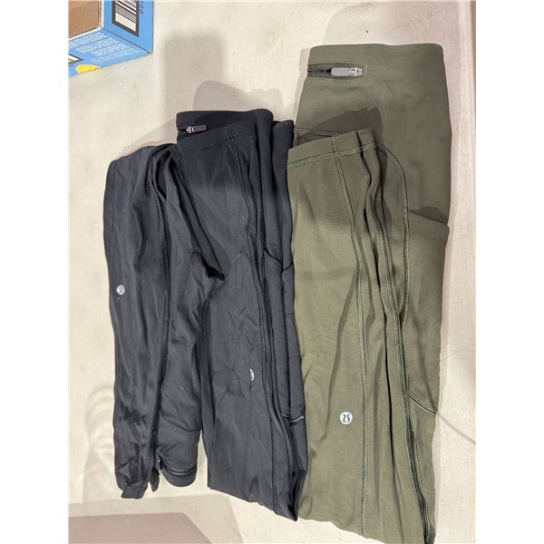 3 pairs Lulu pants size 4