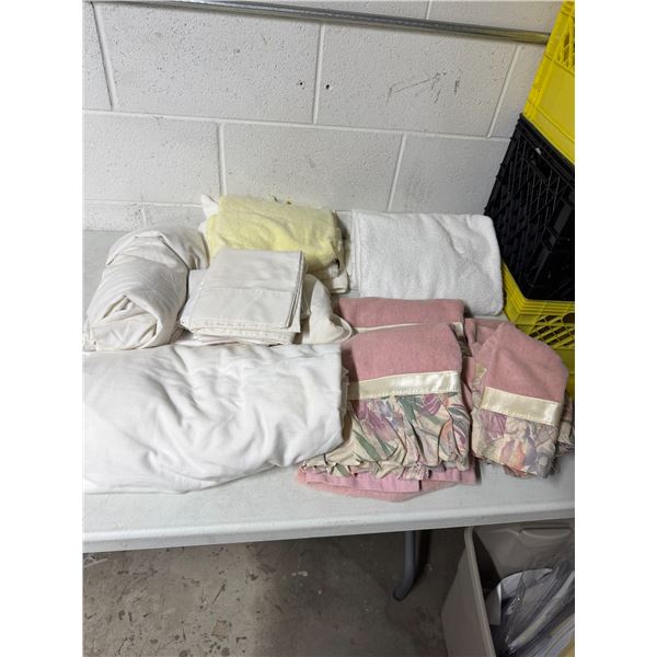 Towels and bedding