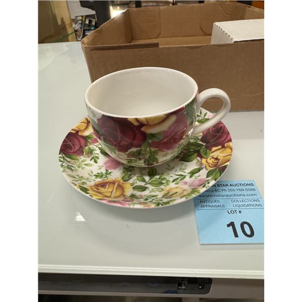 Royal Albert tea, cap and sauce