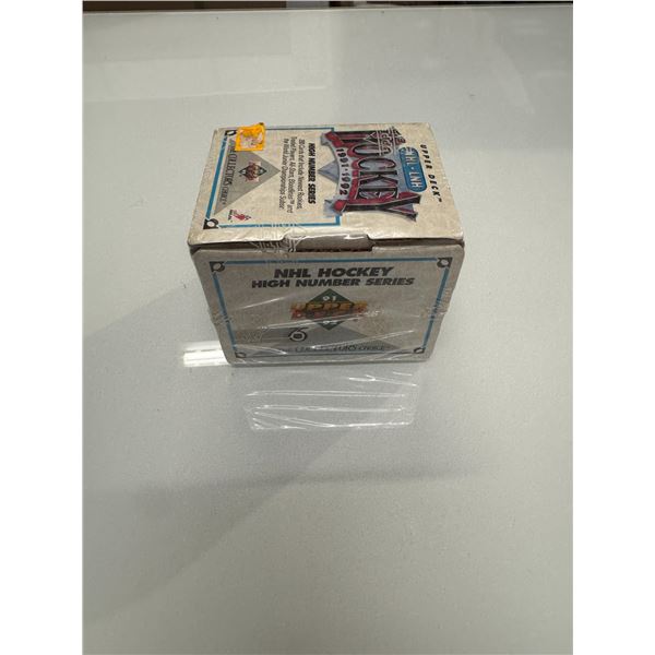 NHL high numbered series, the collectors choice, upper deck cards, sealed box