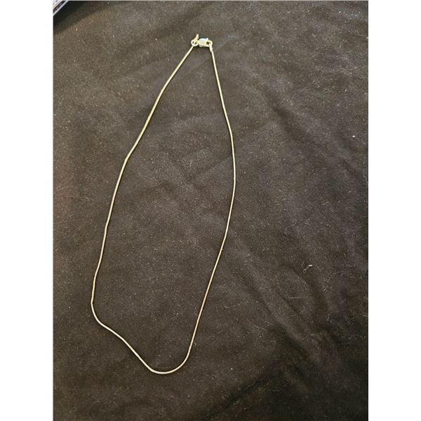 Sterling silver snake chain