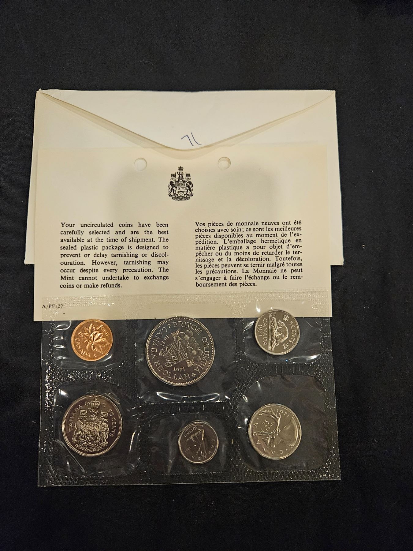 1971 uncirculated coins