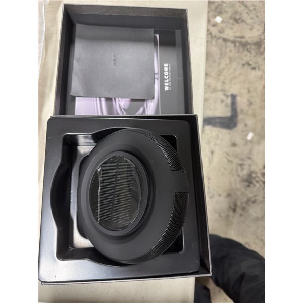 Solar powered speaker