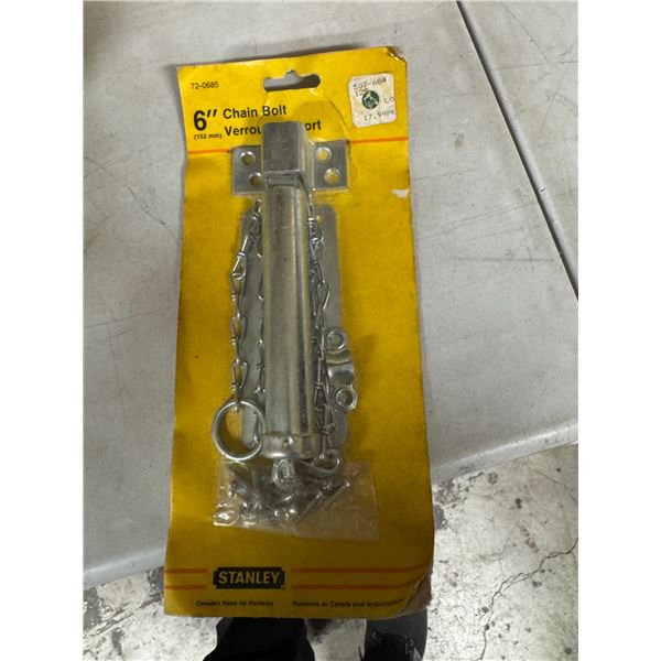 6 inch chain bolt