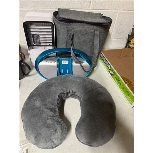 Cooler bag, neck, pillow, air cooler, and other item