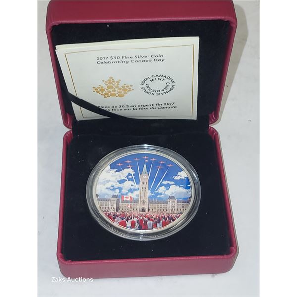 RCM 2017 Canada Day $30 Silver Dollar 2oz