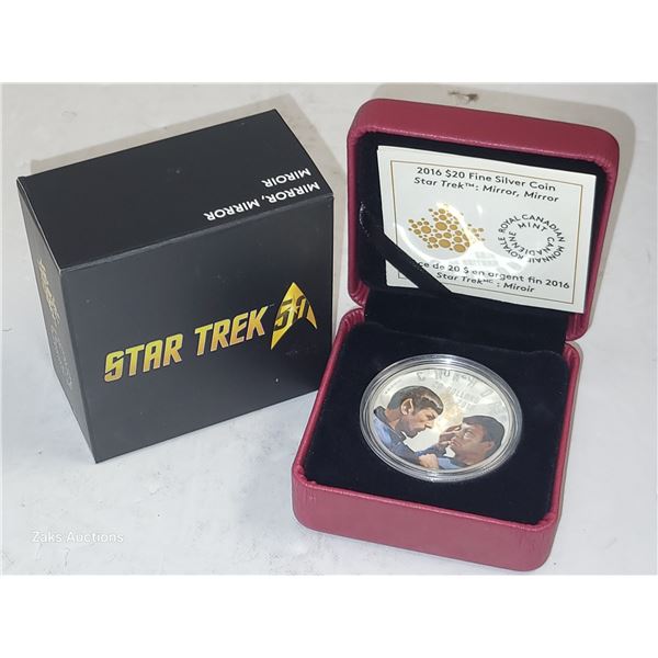 RCM 2016 Star Trek Mirror Mirror $20 Silver Dollar
