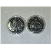 Image 1 : RCM Two Canada 2000 & 1979 Silver Dollar 2oz