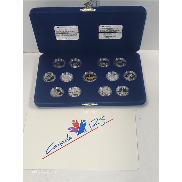 RCM 1992 Provincial Quarters 125th Canada Silver Proof Set