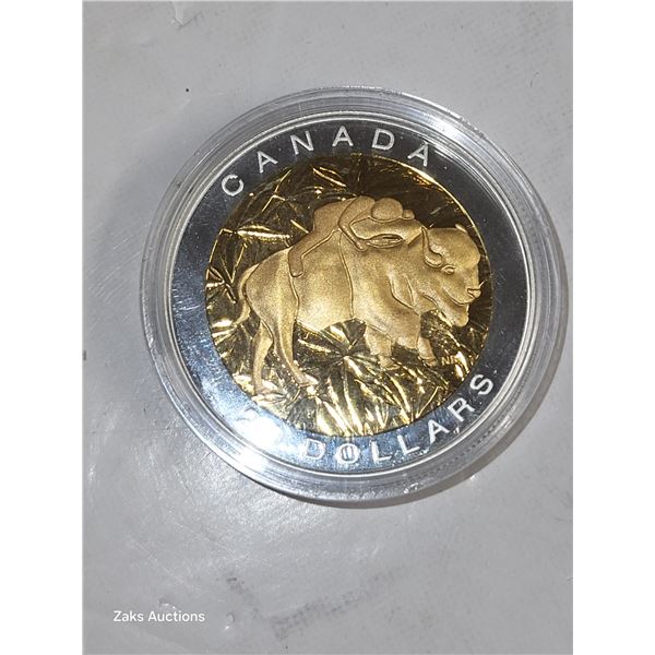 RCM 2014 $20 Silver Dollar Proof Native on Buffalo