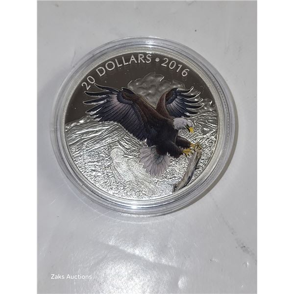 RCM Proof 2016 $20 Silver Dollar Eagle