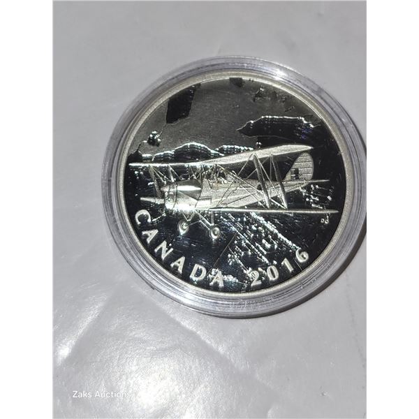 RCM Proof 2016 $20 Silver Dollar WW1 Airplane
