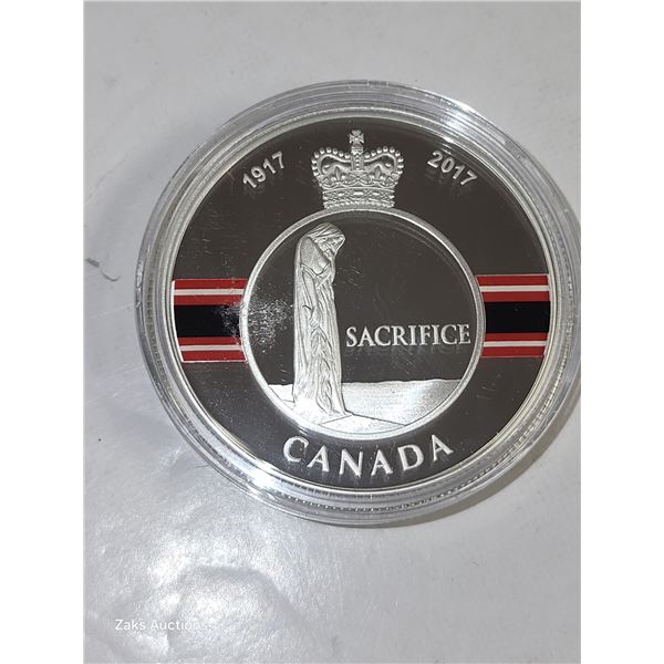 RCM Proof 2017 $20 Silver Dollar 1917-2017 Veterans Day