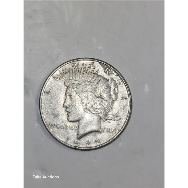 USA 1922 Silver Dollar