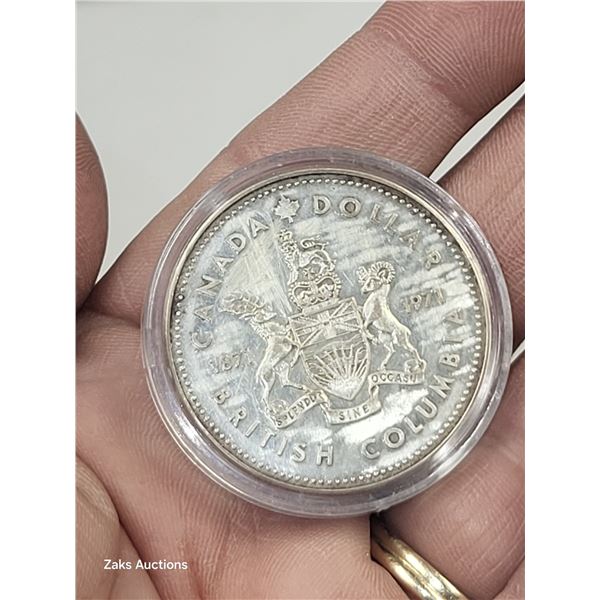 1971 Silver Dollar British Columbia