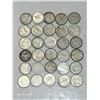 30 X CAD Silver Dimes Various Years