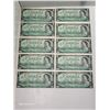 10 X 1867-1967 CAD $1 Dollar Bills