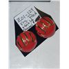 Image 4 : Vintge Red & Gold Enamel Earrings