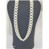 Vintage Signed Avon Simulated Pearl 3 Row Collar Necklace