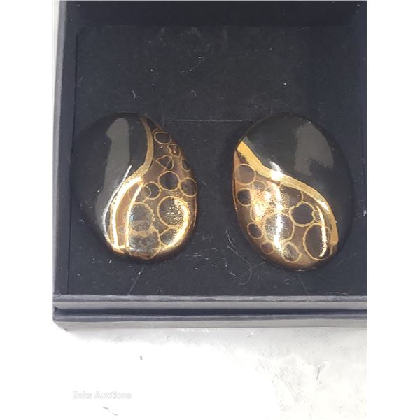 Vintage Artisan Pierced Earrings