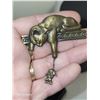 Image 3 : Vintage Signed JJ Cat with Mouse Jonette Brooch Pin