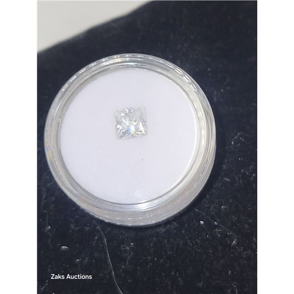 Princess Cut Square 2 Carat D White Moissanite