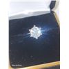 Image 2 : 2 Carat D White Round 8.0mm Moissanite Ring - Sparkles like it should!