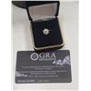 Image 7 : 2 Carat D White Round 8.0mm Moissanite Ring - Sparkles like it should!
