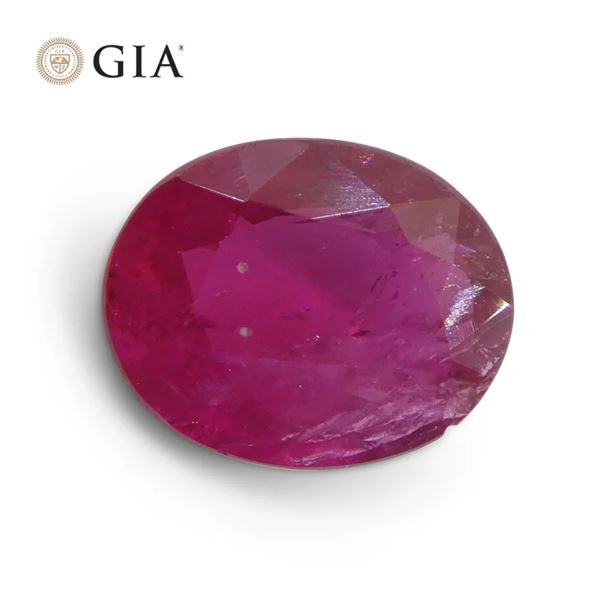 Beautiful 1.76 Ct GIA Certified Natural Ruby