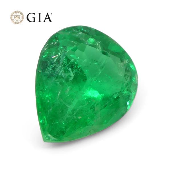 Impressive 2.86 Ct GIA Certified Natural Emerald