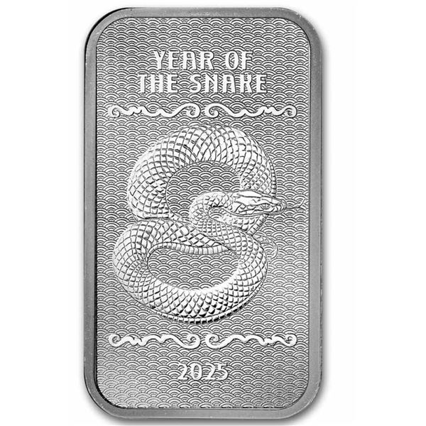 2025 Year of the Snake 10oz Silver Bar