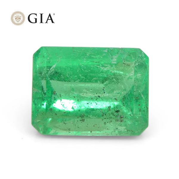 Pretty 2.1 Ct GIA Certified Natural Emerald