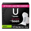 Image 1 : NEW 40 KOTEX BALANCE TEEN HEAVY THIN PADS