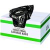 Image 1 : NEW 200 35 X 50 STRONG BLACK GARBAGE BAGS