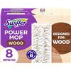 Image 1 : NEW REPACKED PACK OF 8 SWIFFER POWER MOP WOOD