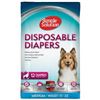 Image 1 : NEW 12 SIMPLE SOLUTION DISPOSABLE DIAPERS MEDIUM