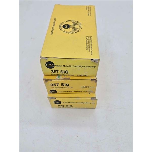 3 full boxes 357 sig