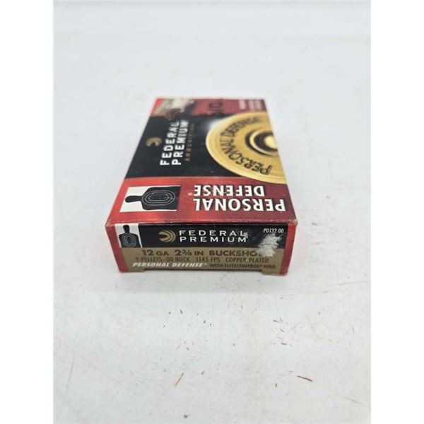 full box federal personal defense Buckshot
