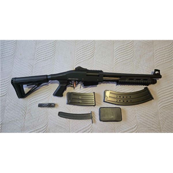 New SP-12 spring assisted pump shotgun with extras