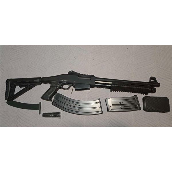 New SP-12 spring assisted pump shotgun with extras