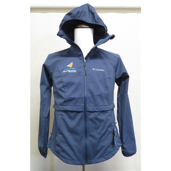 Women's Size L Columbia Canyon Meadows Blue Jacket (retail $130)