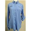Image 2 : Qty 2 Women's Size XS Columbia Tamiami II Light Blue L/S Shirts