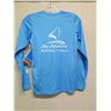 Image 3 : Qty 4 Youth Size S Columbia Terminal Tackle Light Blue Shirts