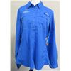 Image 1 : Women's Size XS Columbia Lo Drag  Blue L/S Shirt