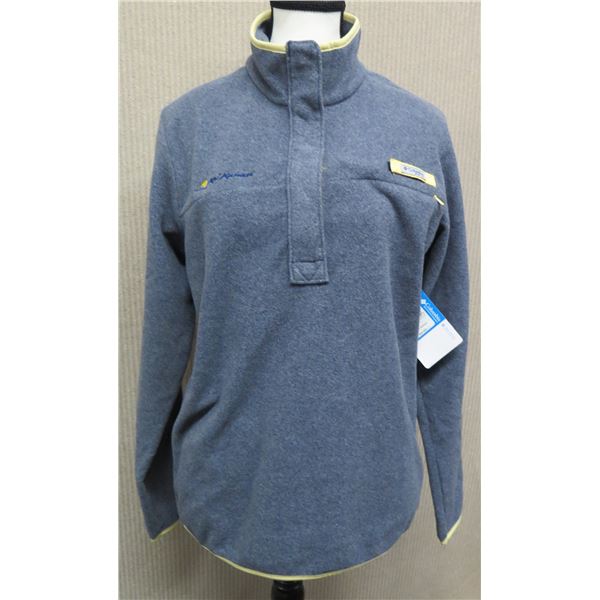 Women's Size S Columbia Harborside Gray Fleece Pullover Jacket